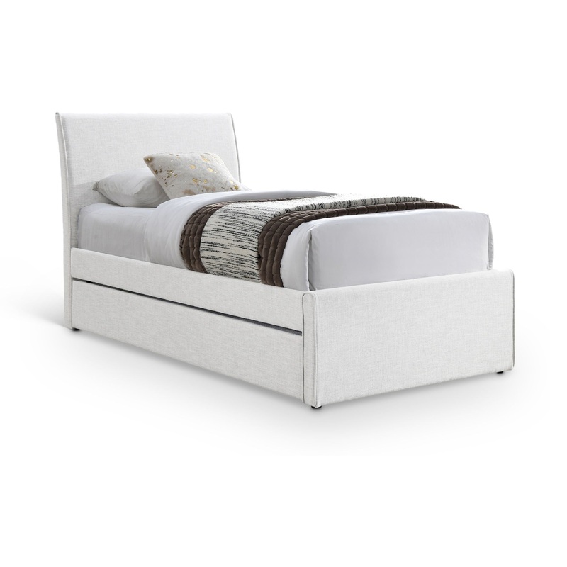Myles – Linen Twin Trundle Bed