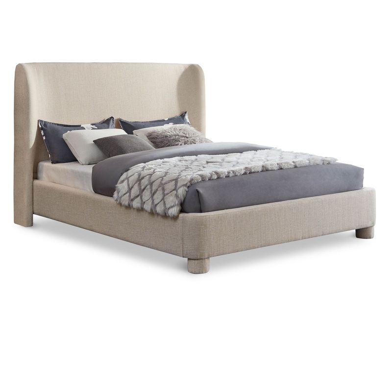 Penny – Polyester Fabric Bed|Beige|Black|Dark Brown|White|Full|King|Queen|Twin