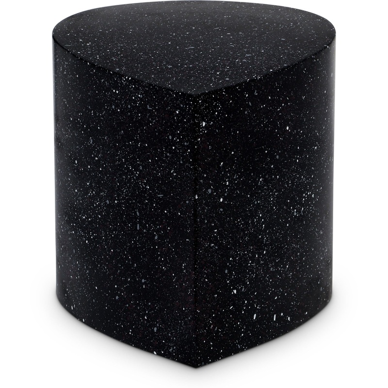 Petal – Iron Coffee Table – Black Terazzo