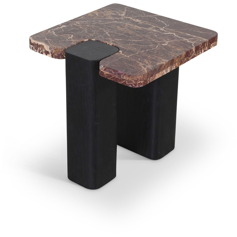 Ravenna – End Table|Dark Brown|Gray