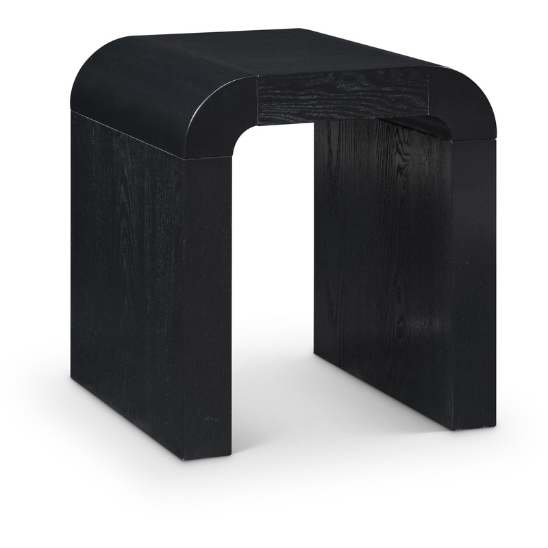 Toulon – Oak Veneer End Table|Black|Dark Brown|Light Brown|White