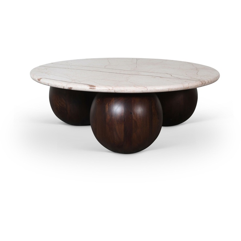 Treviso – Marble Coffee Table|Beige|Dark Green|White