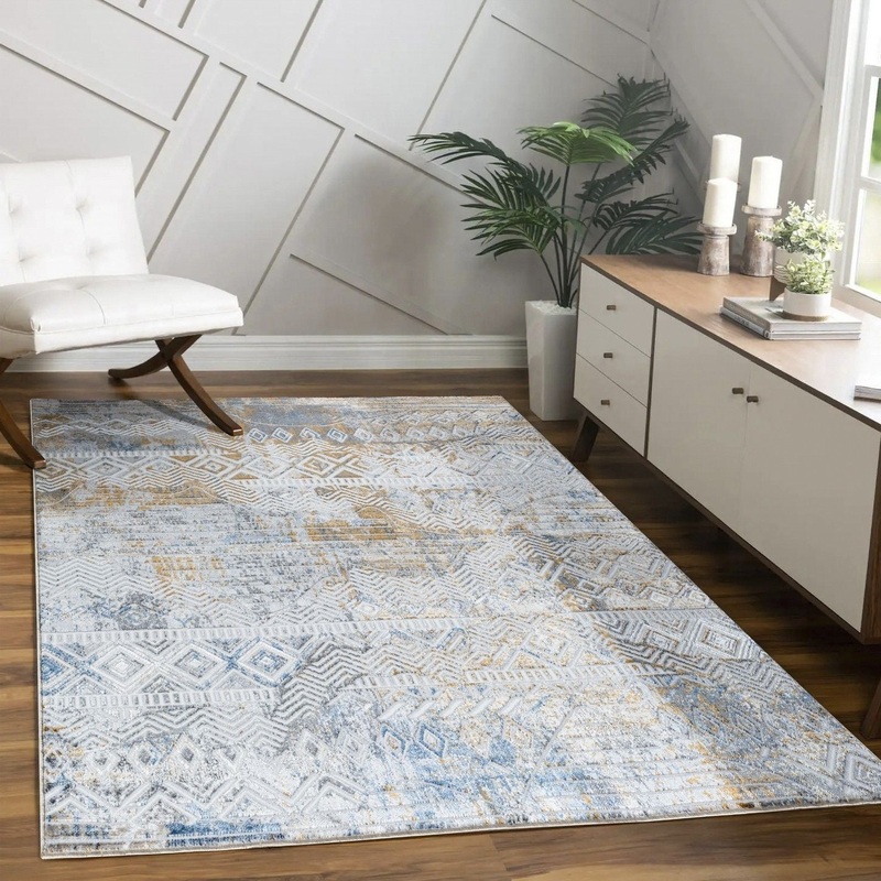 Legacy – 5’3 X 7′ Area Rug – Multi / White