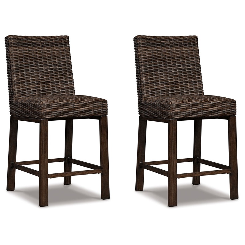 Paradise Trail – Medium Brown – Barstool (Set of 2)