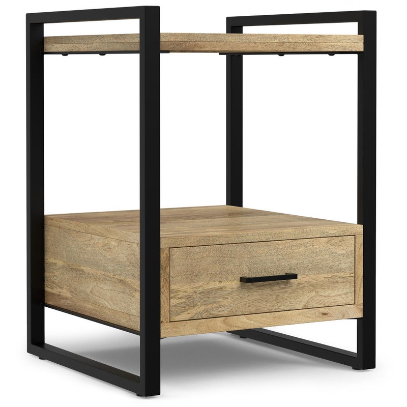 Riverside – Bedside Table – Natural