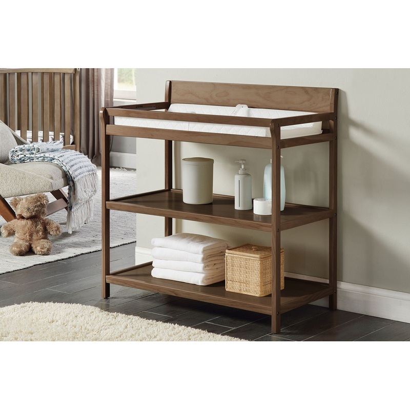 Shailee – Changing Table|White|Dark Brown|Gray
