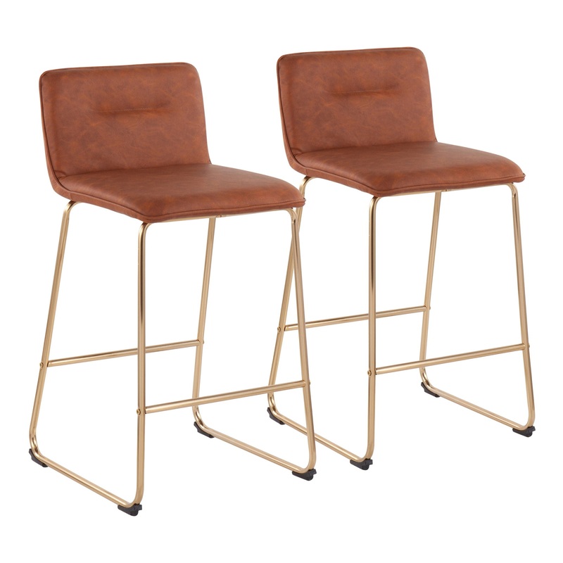 Casper – Fixed Height Contemporary Counter Stool (Set of 2)