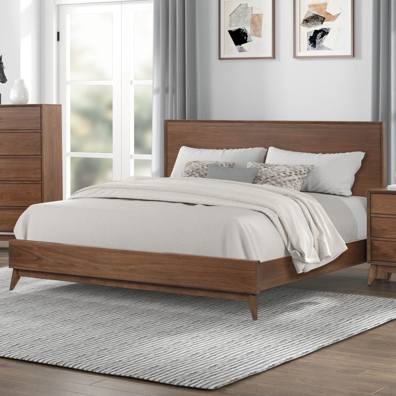 Century Modern – Dresser & Mirror – Light Brown
