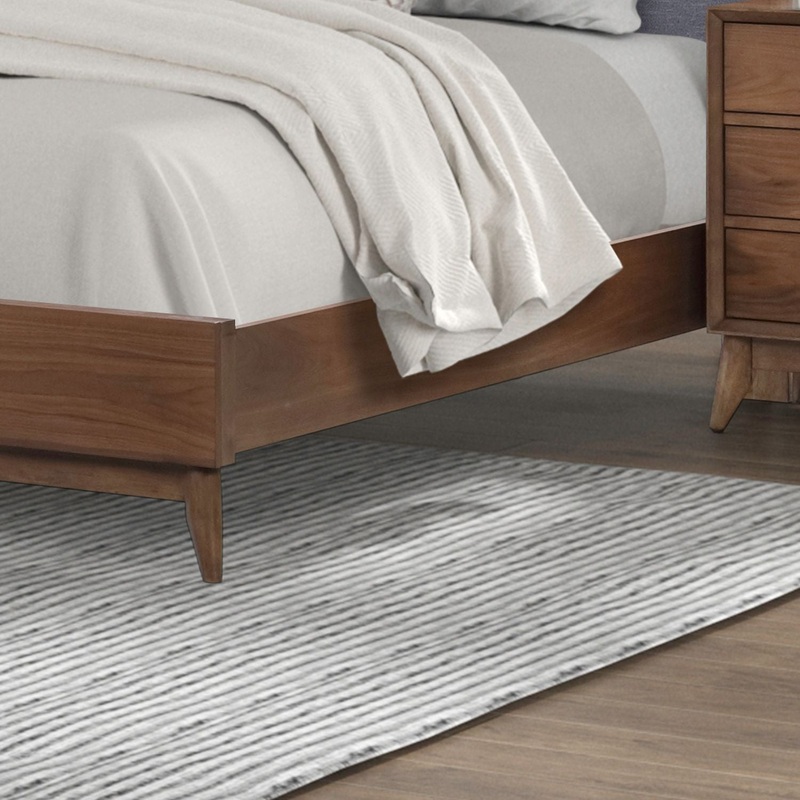 Century Modern – Nightstand With Charging Station – Light Brown