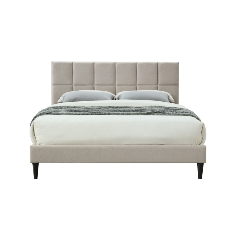 Full Sized Squares Bed With USB