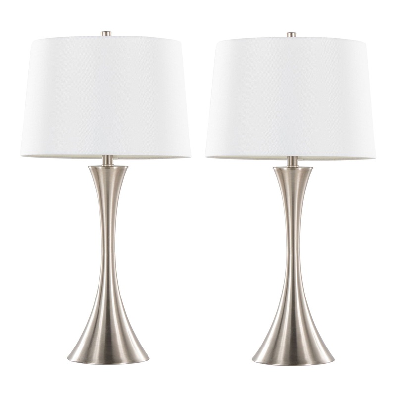 Lenuxe – Contemporary Elegant Table Lamp (Set of 2)