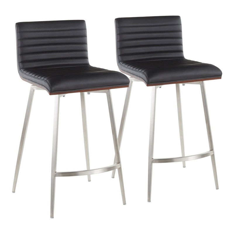 Mason – Contemporary Swivel Counter Stool (Set of 2)