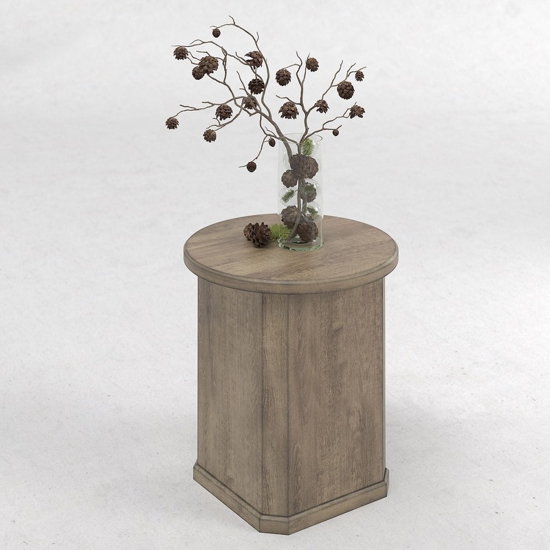Proximity Place – Rectangular End Table – Light Brown