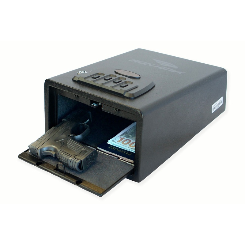 Compact Quick Access Vault|Black|11.75″W x 9″D x 5.5″H|11.75″W x 9″D x 7.25″H