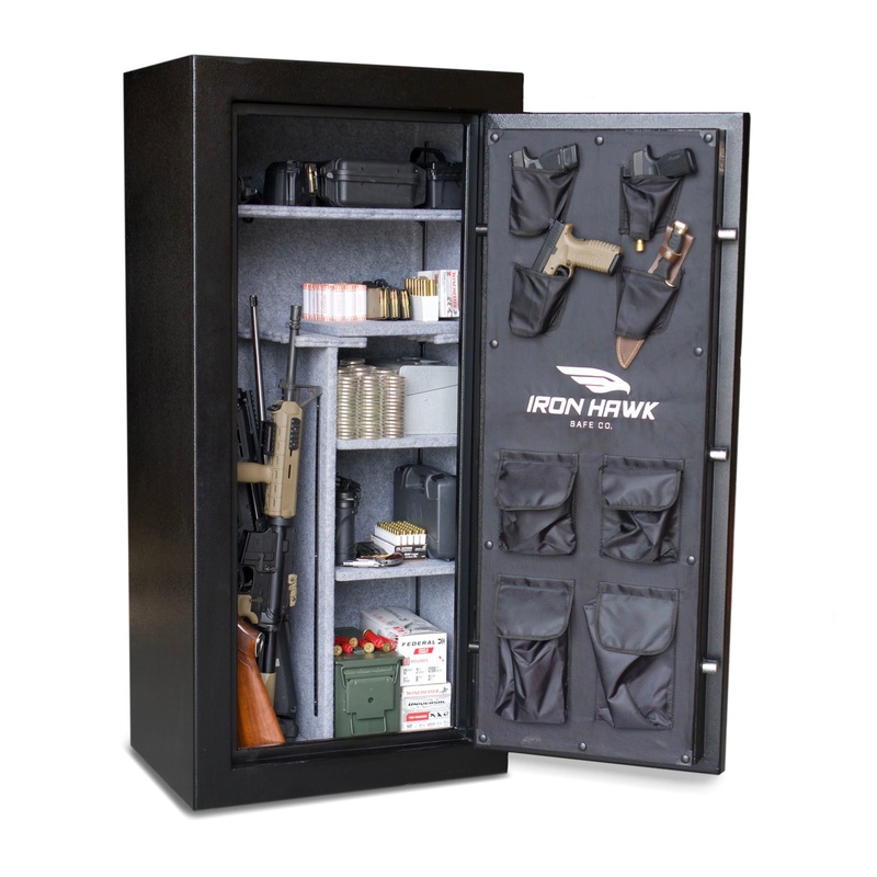 Sleek Design Gun Safe|Black|19.5″W x 26″D x 55″H|25″W x 30″D x 55″H|24″W x 40″D x 59″H