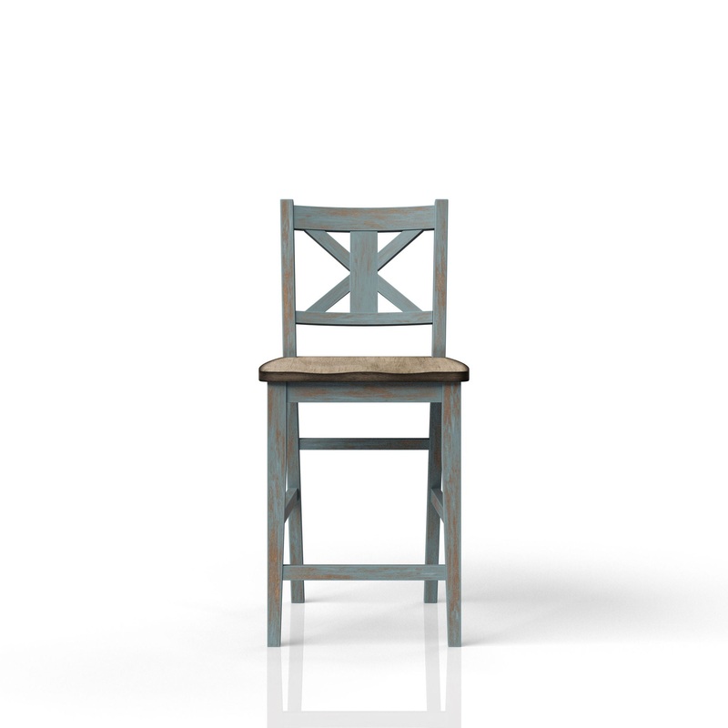 Counter Stool – Aqua Blue