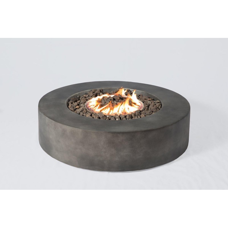 Fibre Reinforced Outdoor Fire Pit Table – Charcoal
