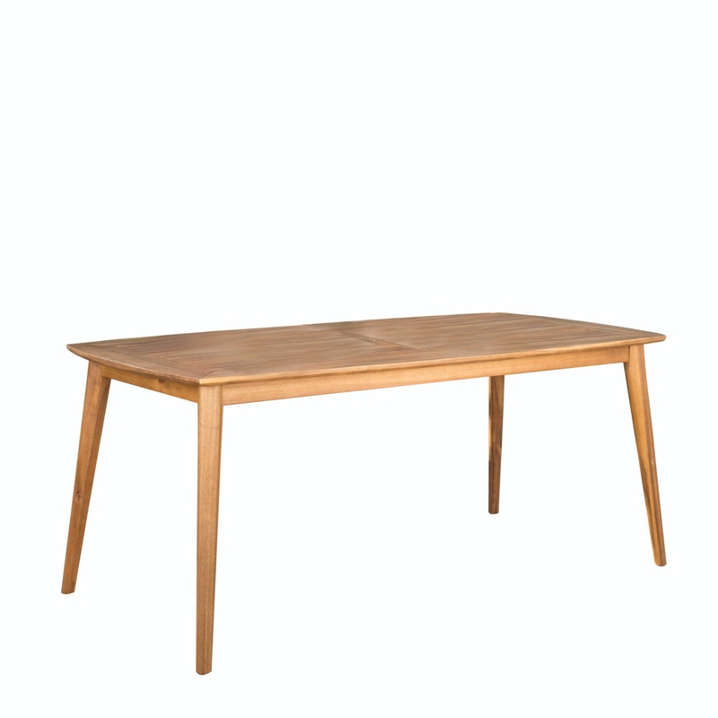 Outdoor Dining Table With Frame – Teak