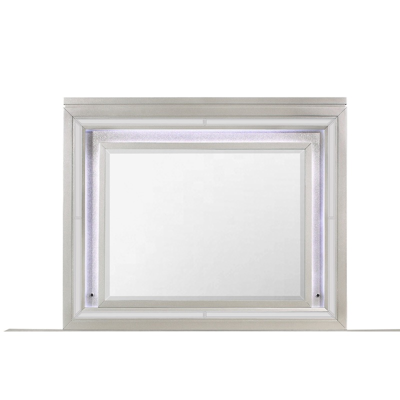 Cross – Glam Mirror With LED – Champagne