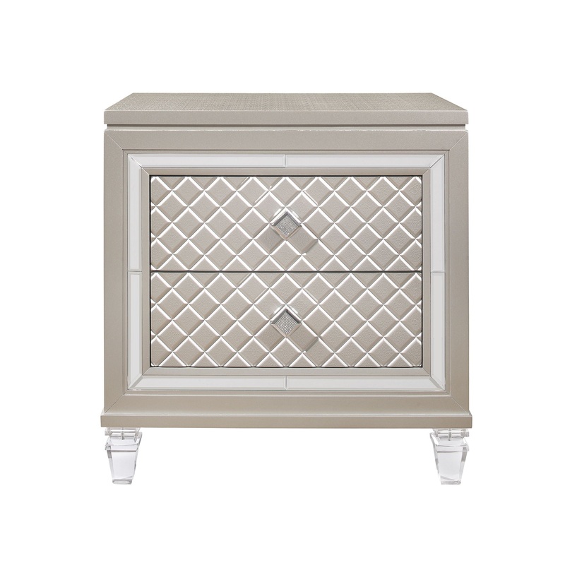 Cross – Glam Nightstand – Champagne
