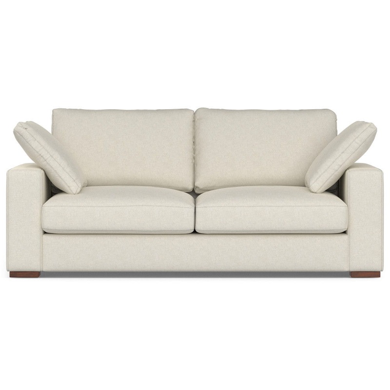 Charlie – Deep Seater Sofa|Dark Gray|Beige|40″W x 96″D x 32″H|40″W x 78″D x 32″H
