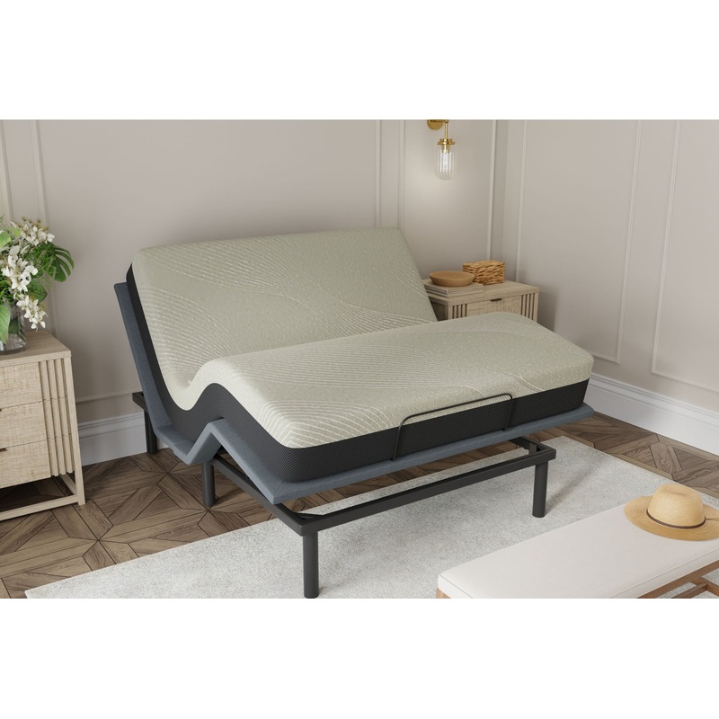 Gel Comfort – 12 Short Queen Soft Mattress – Black / Gray