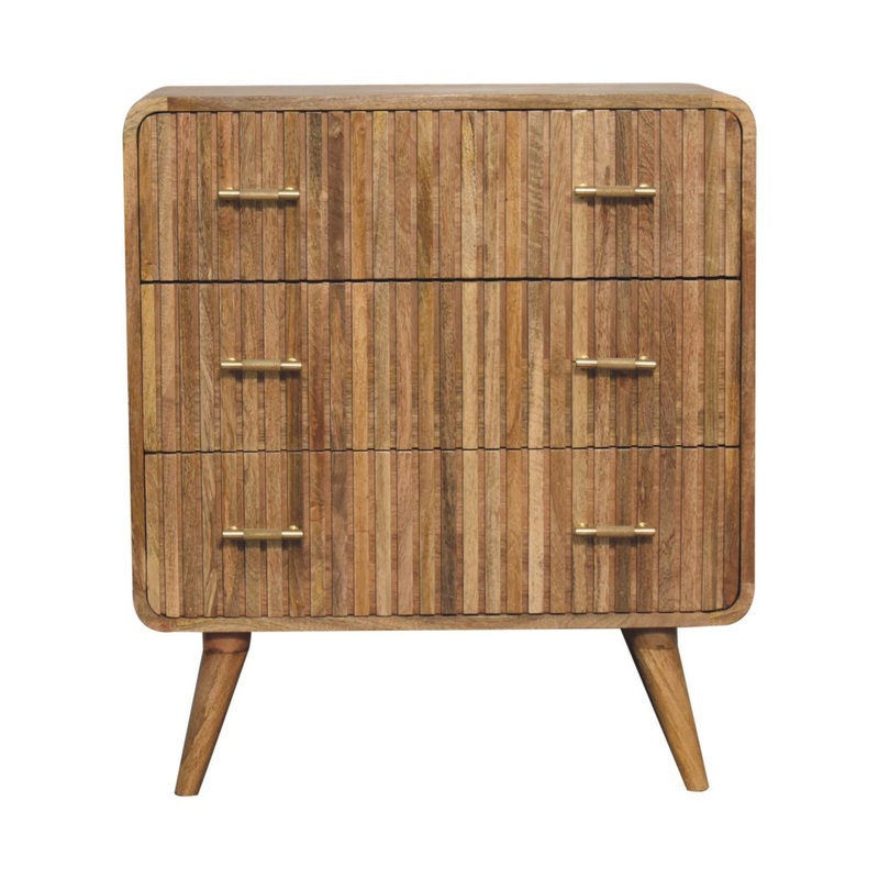 T Bar Ridged Chest – Brown