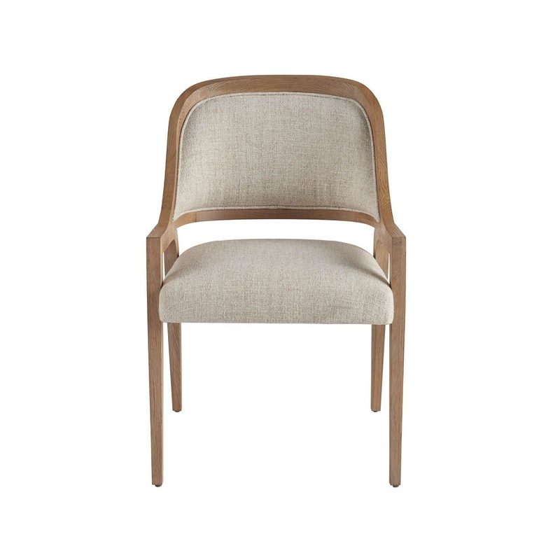 Avaline – Arm Chair – Light Brown / Beige