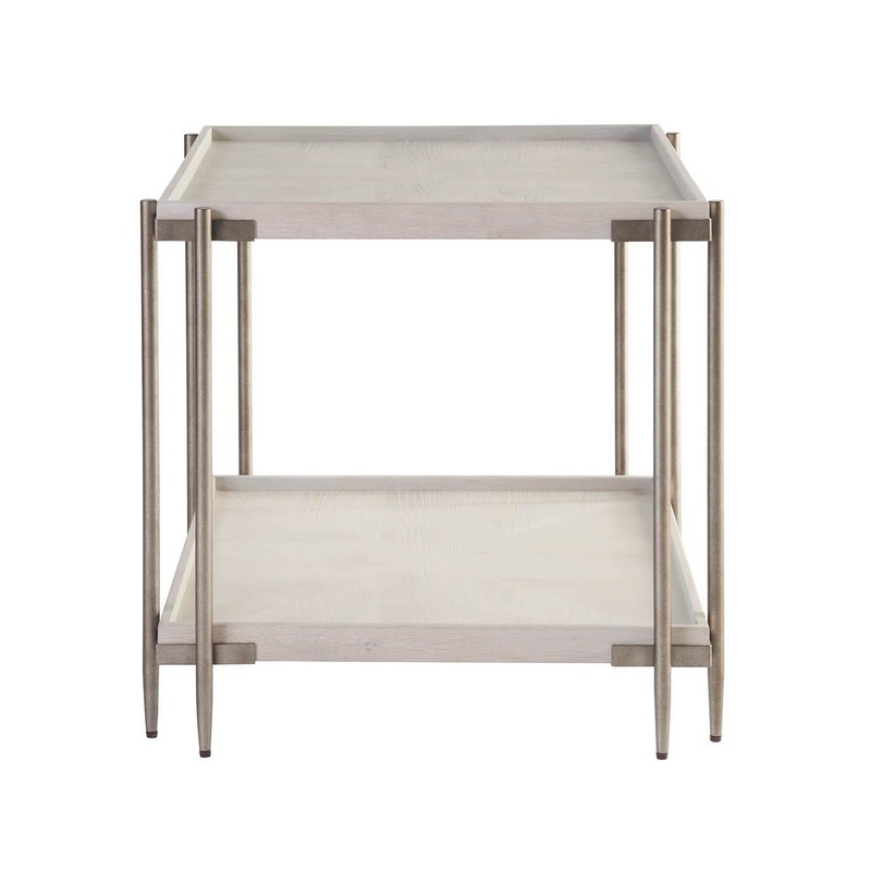 Avaline – Selkie End Table – Bronze / Gray