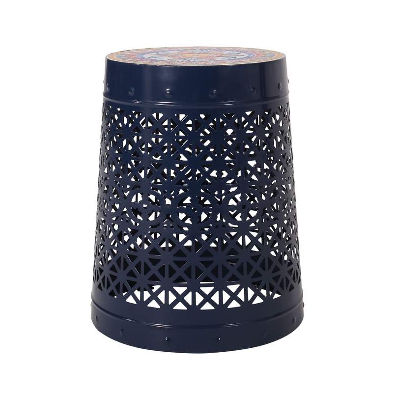Cranbrook – Side Table With Tile Mosaic Top