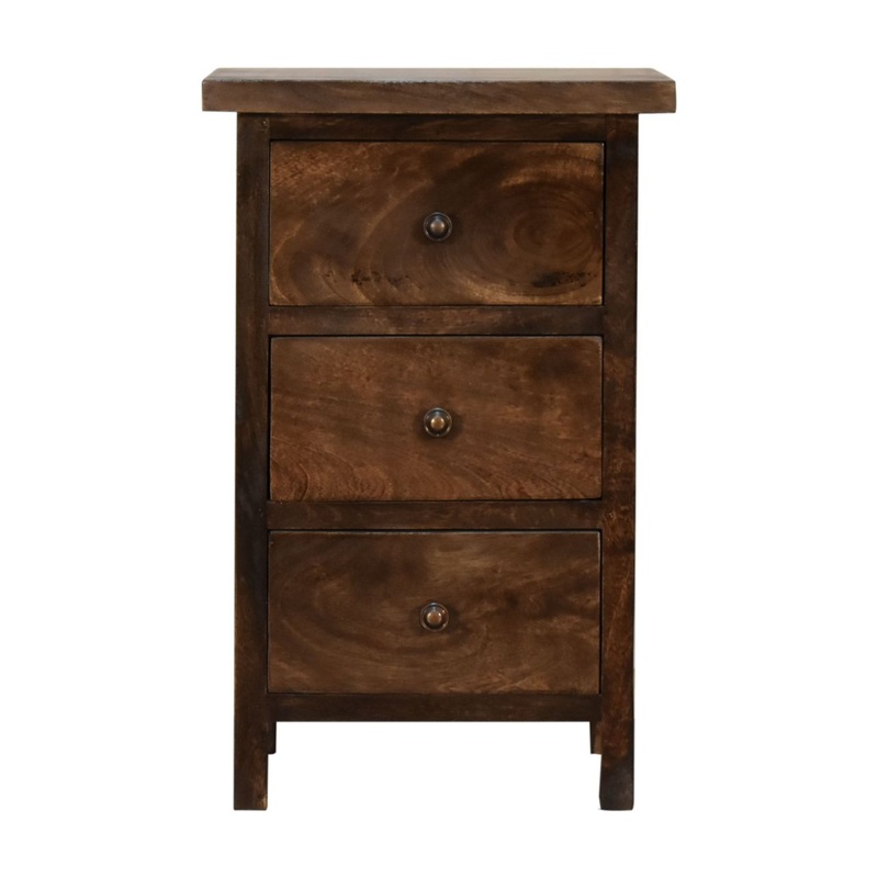 Mini Classic Country Bedside Table – Gray