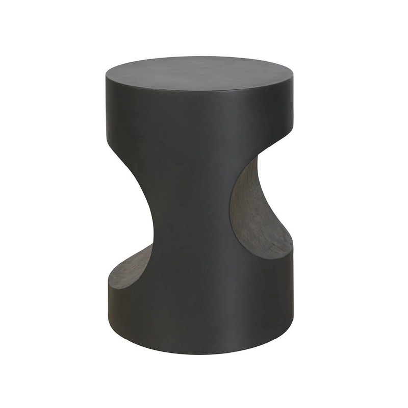 Modern – Concrete Side Table – Black