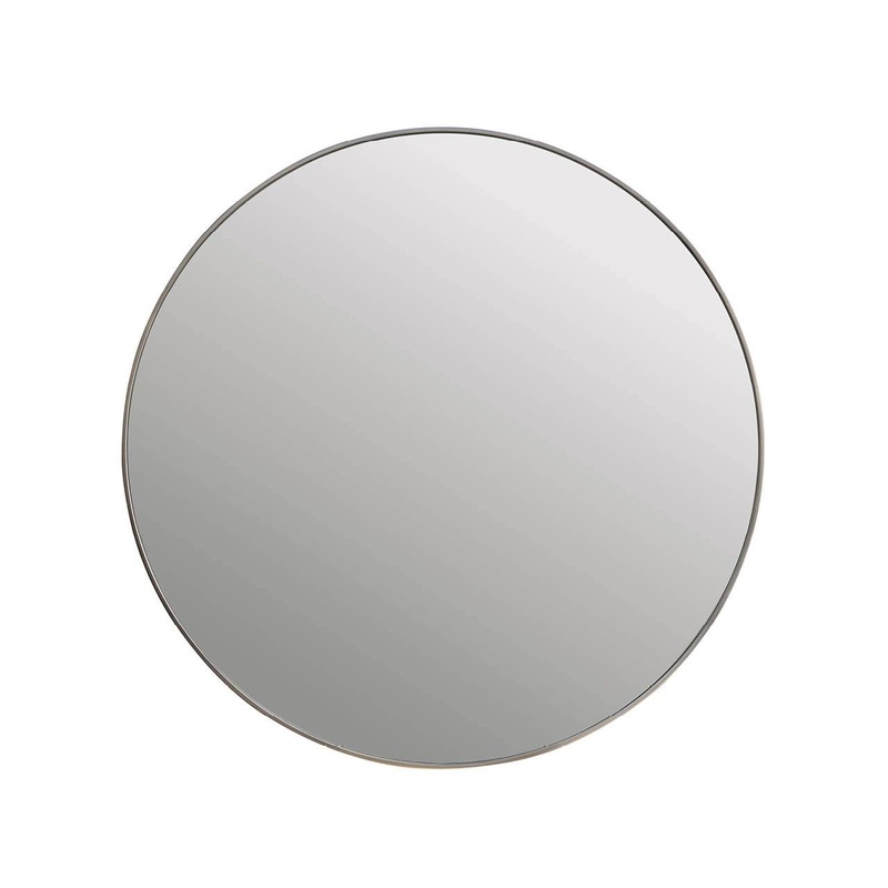 Modern – Round Accent Mirror – Bronze