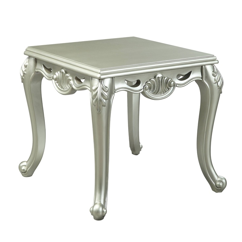 Qunsia – End Table – Champagne