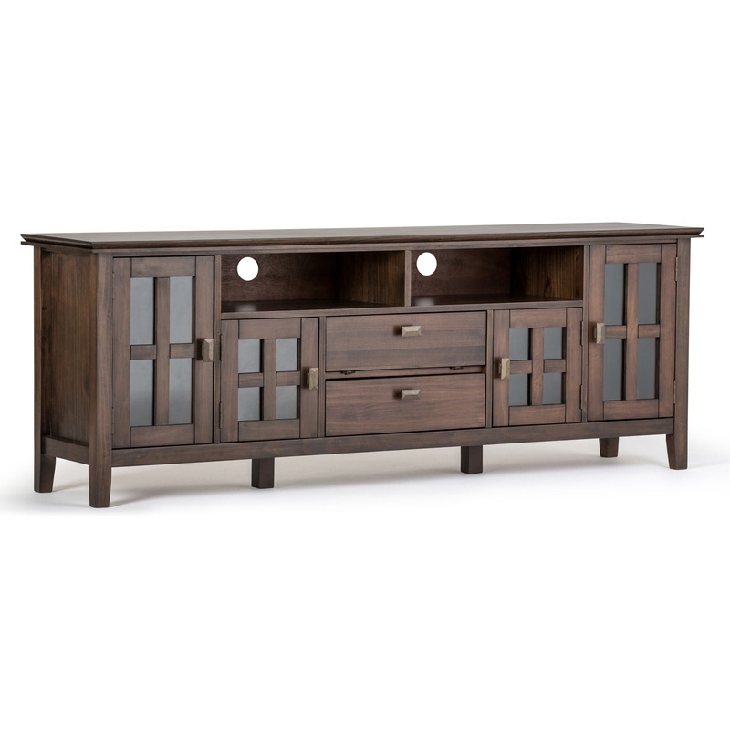 Artisan – TV Media Stand – Natural Aged Brown