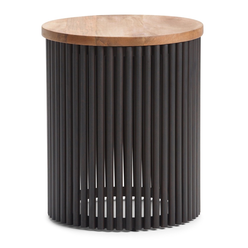 Demy – Accent Table – Natural / Black