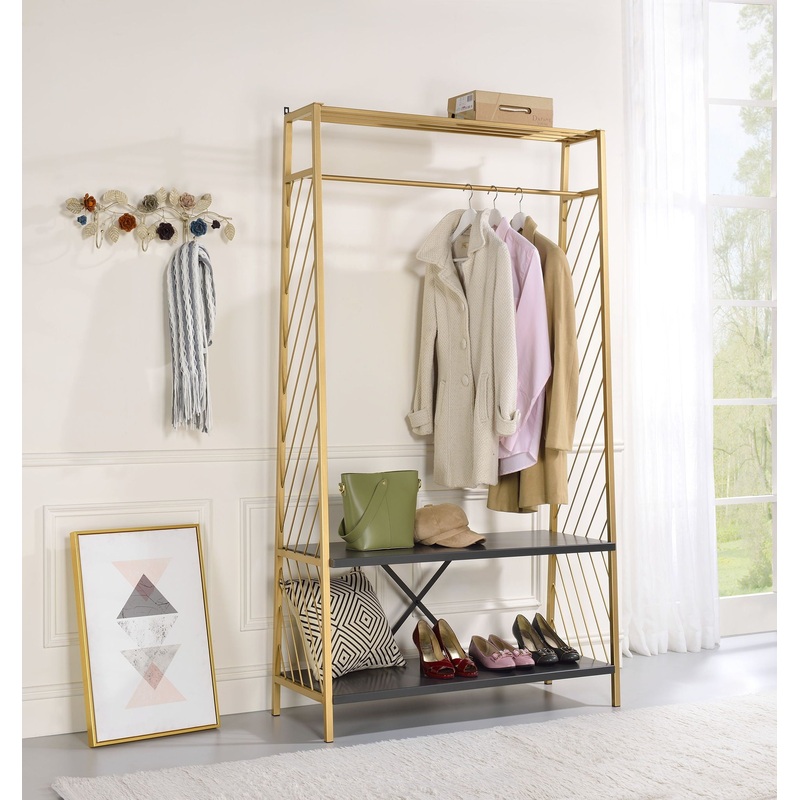 Pahor – Hall Tree – Gold / Black