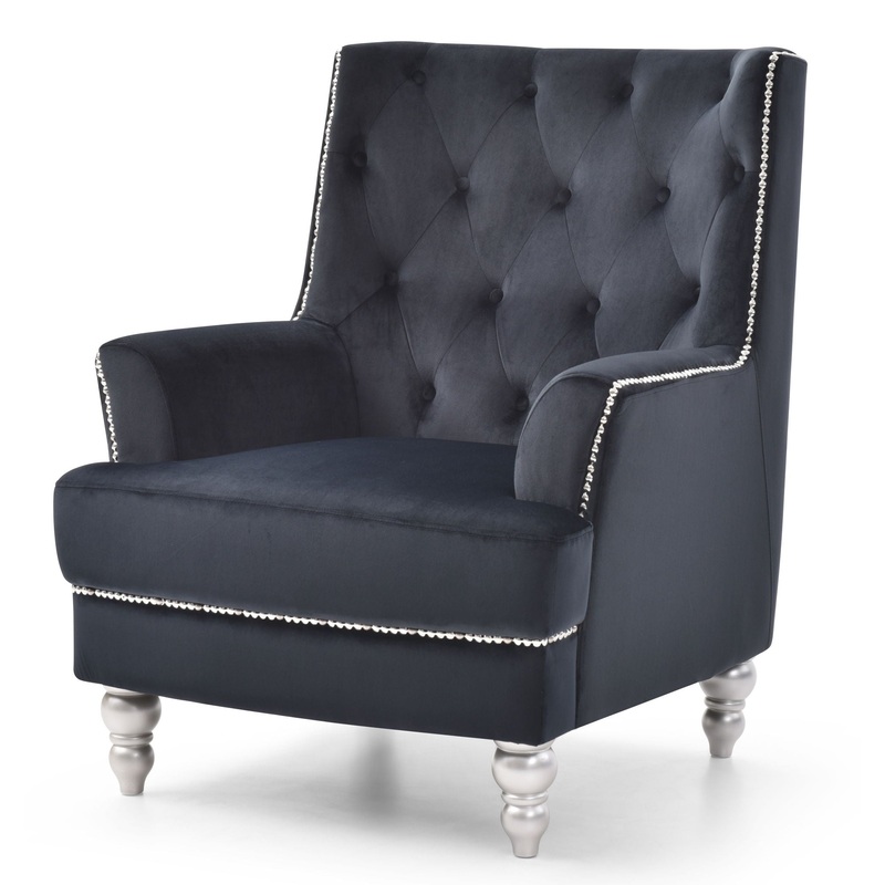 Traditional Armchair Elegant – Black