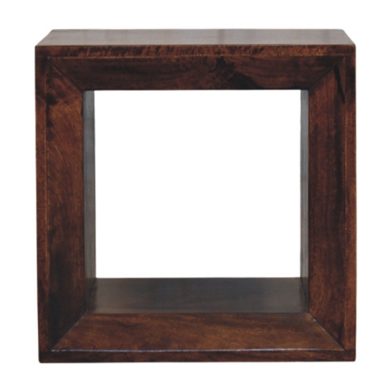 Solis – Open Side Table – Brown