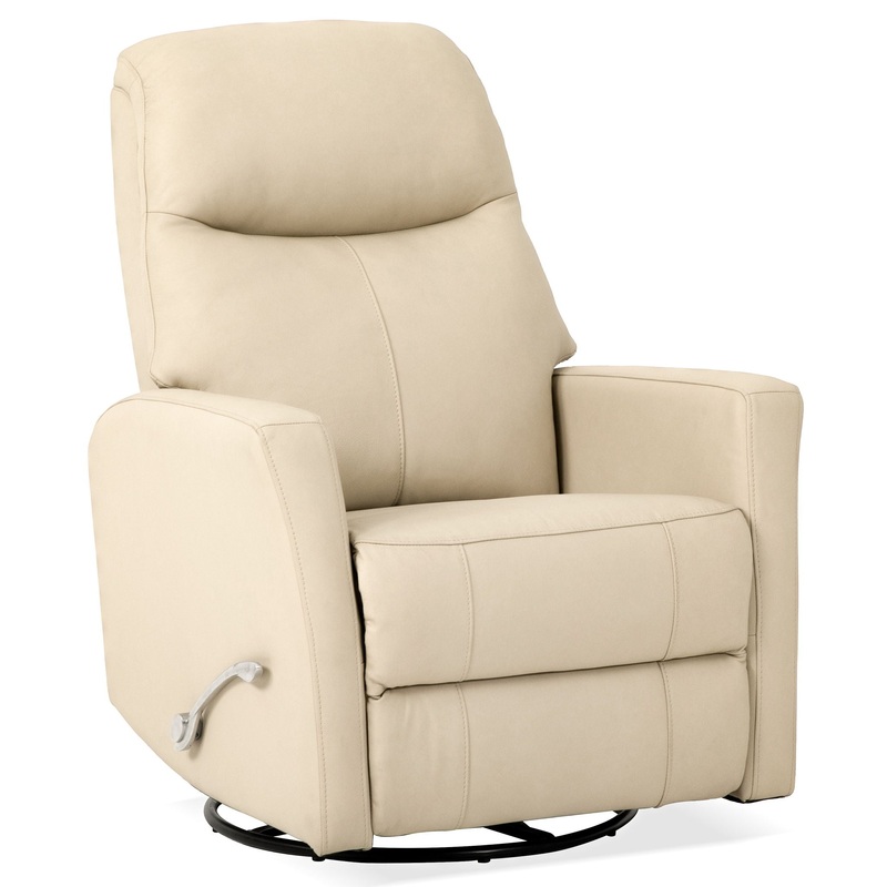 Harlow – Swivel Glider Recliner Chair – Ivory
