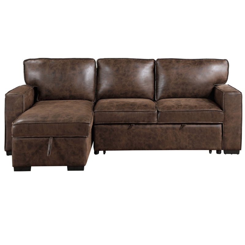 Territory – Pull Out Sofa Bed|Dark Brown