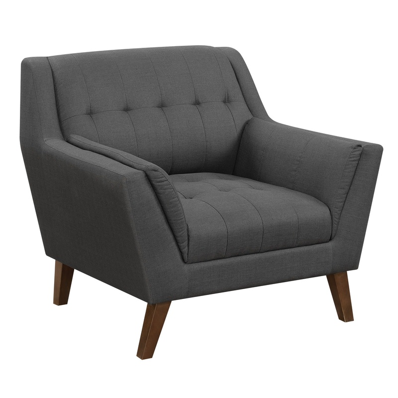 Browning – Accent Chair|Blue|Dark Gray