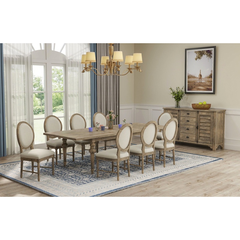 Ludin – Butterfly Leaf Dining Table – Taupe