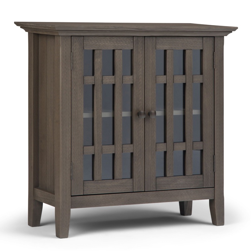 Bedford – Low Storage Media Cabinet – Farmhouse Gray
