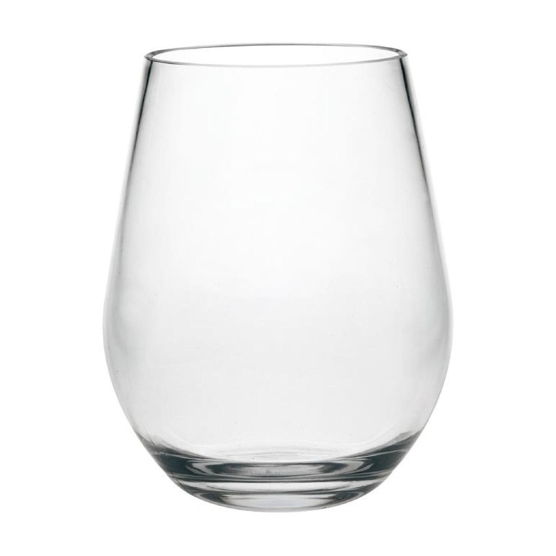 Halo – Oval Hi Ball Tritan Plastic Drinking Glasses, Bpa Free, 20Oz (Set of 4) – Clear