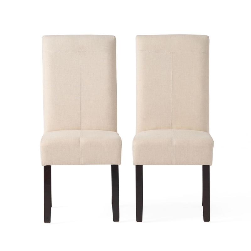 Pertica – Dining Chair Contemporary Design Wood Fabric – Natural