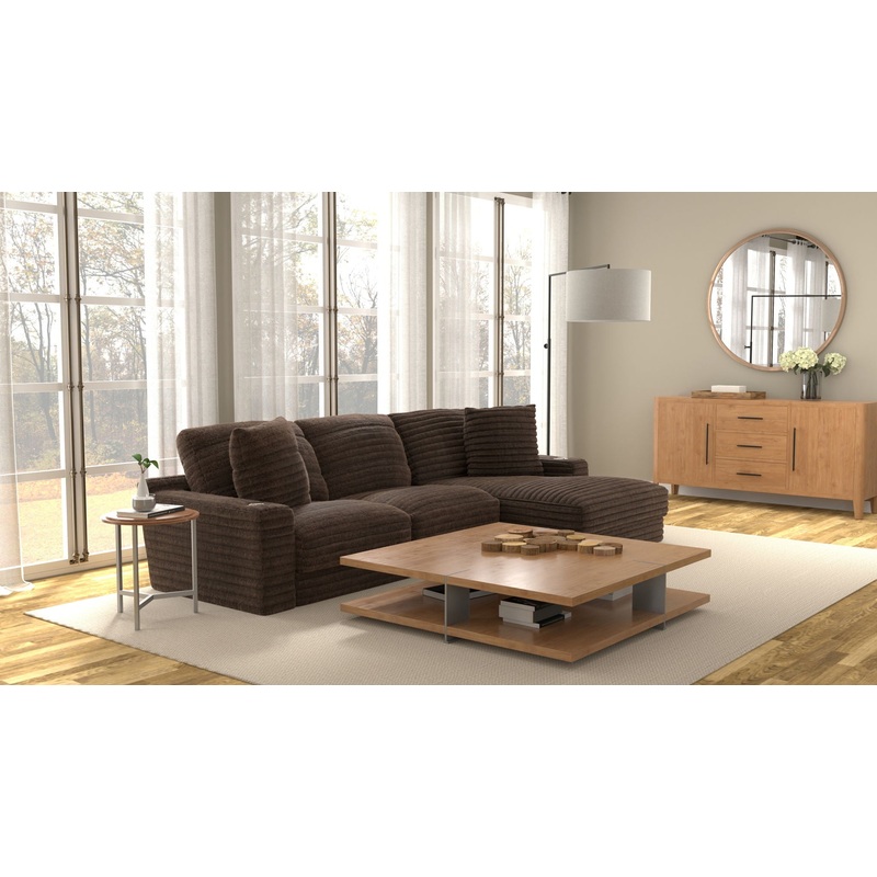 Comfrey – Sectional|Chocolate|Moonstruck|2 Pc. Right Side Facing Chaise Sectional|2 Pc. Double Chaise Sectional|2 Pc. Left Side Facing Chaise Sectional