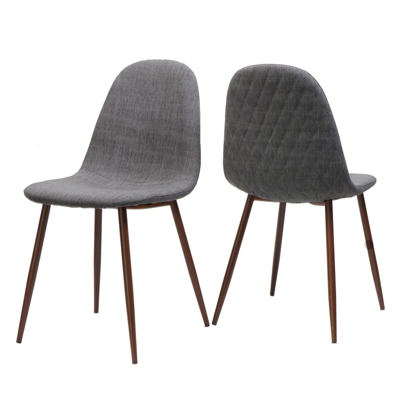 Elegant Dining Chair Set With Fabric
