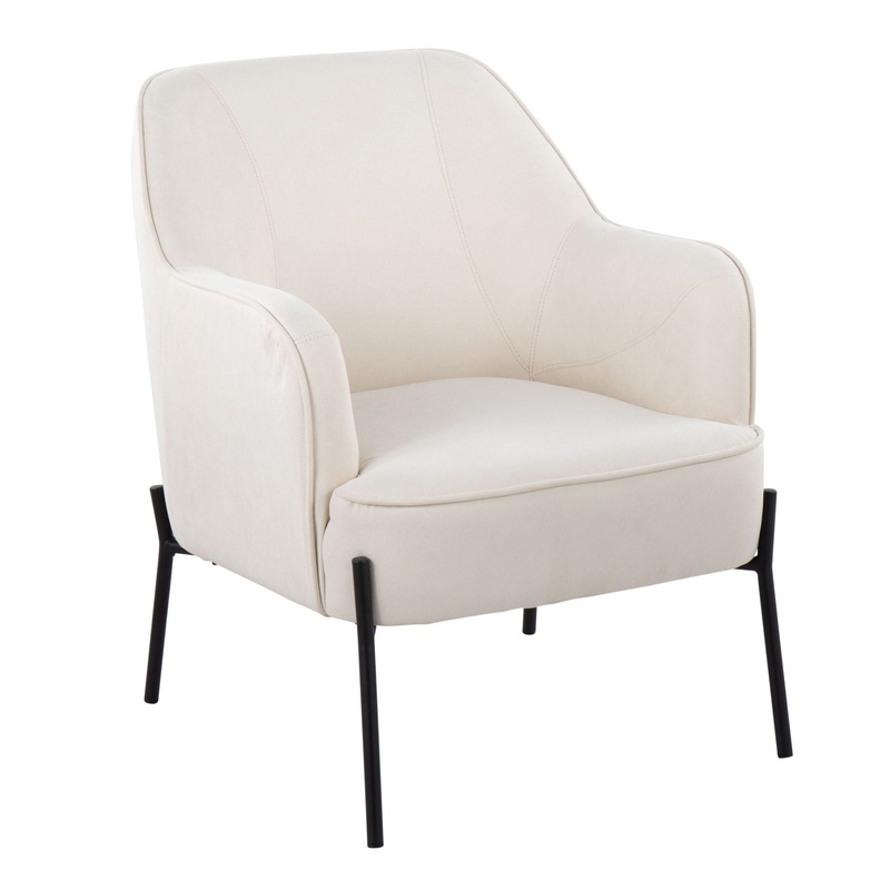 Daniella – Contemporary Chair|Beige|Dark Brown|Gray