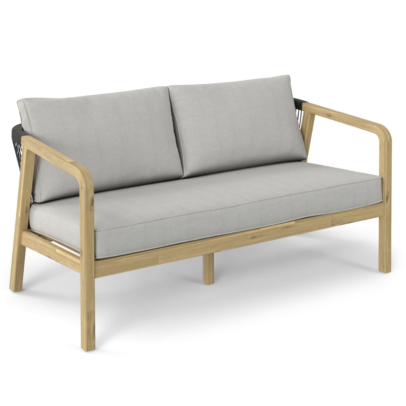 Palmetto – Outdoor Sofa – Stone Gray